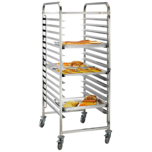 Rack/Tray/Pan Trolley Stainless Steel For 30 X 600x400mm Sheet Pan 15 Tier |  Rt6430 Makfry