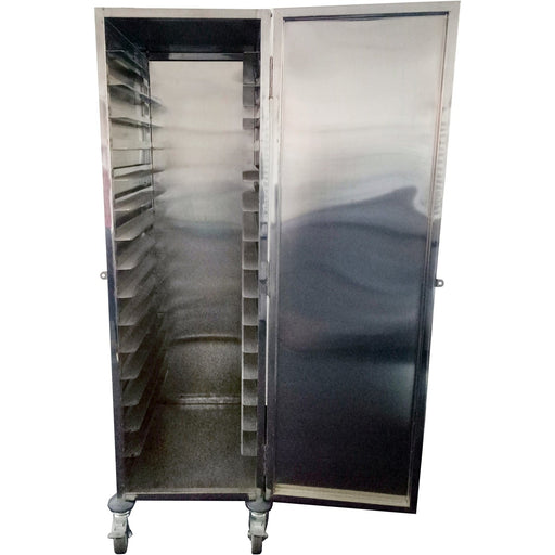 Professional Front And Rear Door Mobile Bakery Trolley With Cabinet 15 Tier Stainless Steel | Rtc201 Makfry