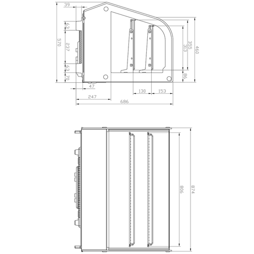 B Grade Refrigerated Display Case 160 Litres Countertop | Rtw160 L B Grade Makfry