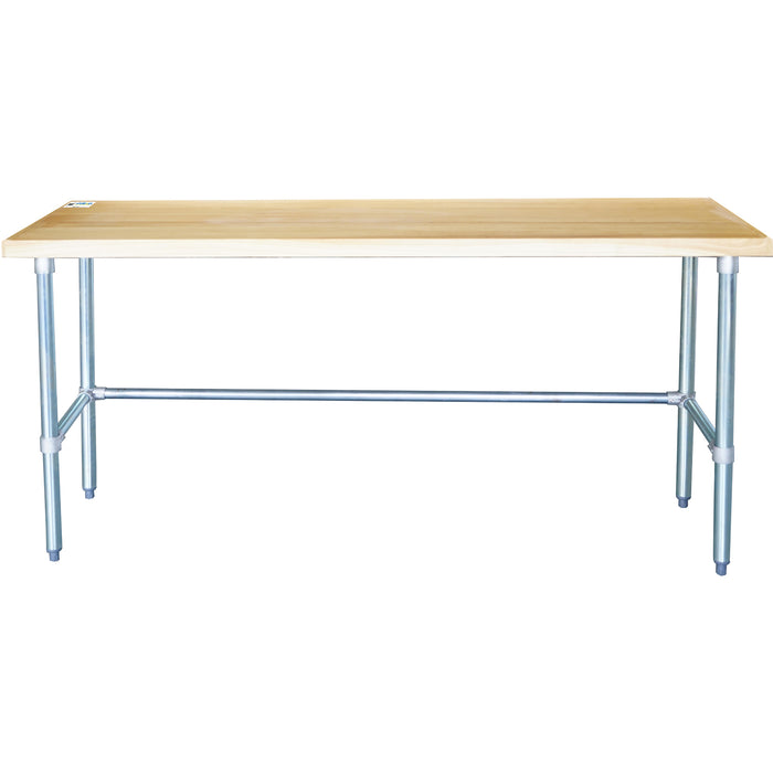 B GRADE Bakery Work table Wood top 1500x600x900mm |  RWTG600X1500 B GRADE