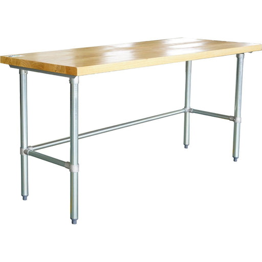 Bakery Work table Wood top 1500x600x900mm |  RWTG600X1500 Makfry
