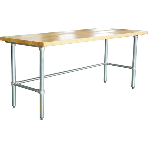 Bakery Work Table Wood Top 1800x600x900mm |  Rwtg600 X1800 Makfry