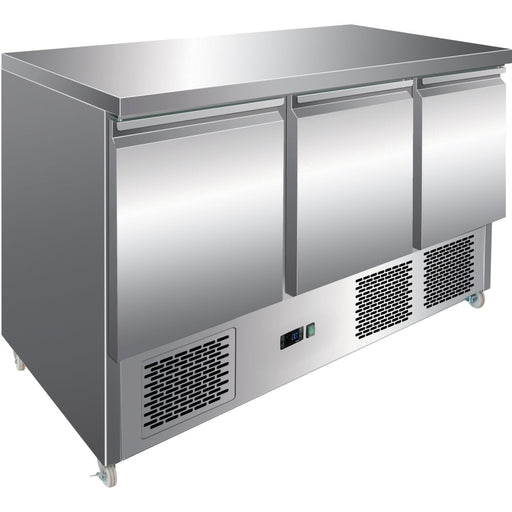 Refrigerated Counter 3 Doors | Ths903 S/Stop Makfry