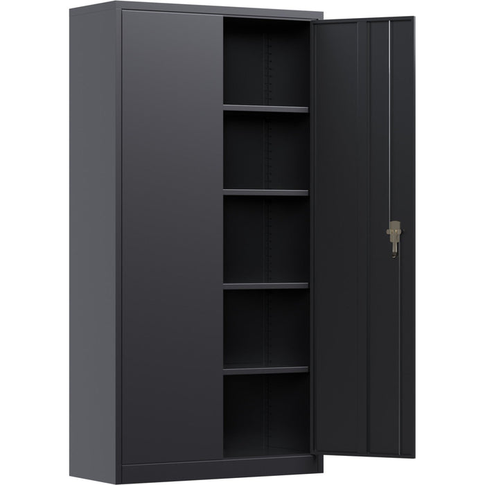 Professional Black Steel Cabinet 2 Doors 800x400x1800mm |  SART202 Makfry