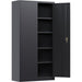 Professional Black Steel Cabinet 2 Doors 800x400x1800mm |  SART202 Makfry