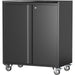 Professional Black Mobile Steel Cabinet 2 Doors 770x460x900mm |  SART208 Makfry