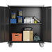 Professional Black Mobile Steel Cabinet 2 Doors 770x460x900mm |  SART208 Makfry