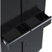 B GRADE Commercial Mobile Black Steel Cabinet 4 Doors 2 Drawers 760x380x1800mm |  SART210 B GRADE Makfry