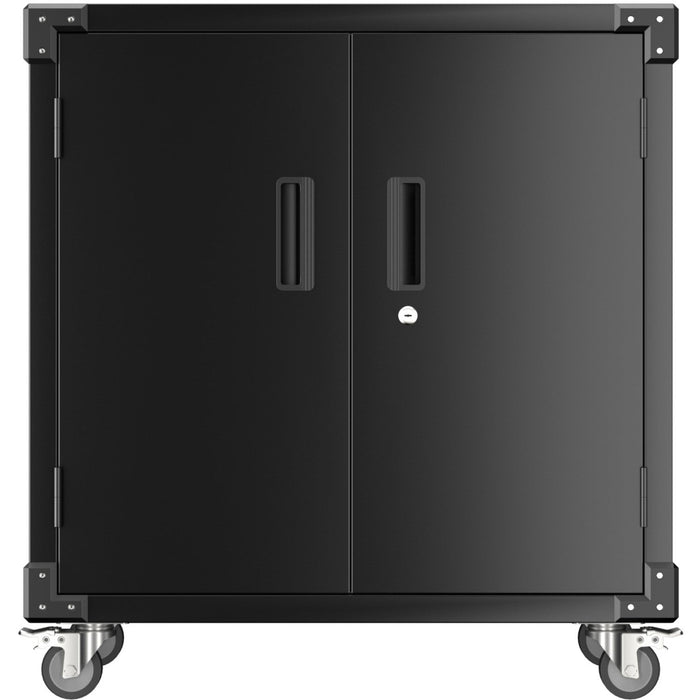 Professional Mobile Black 2 Door Steel Tool Cabinet 800x420x900mm |  SART220 Makfry