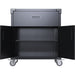 Professional Mobile Black 2 Door 1 Drawer Steel Tool Cabinet 800x420x900mm |  SART222 Makfry