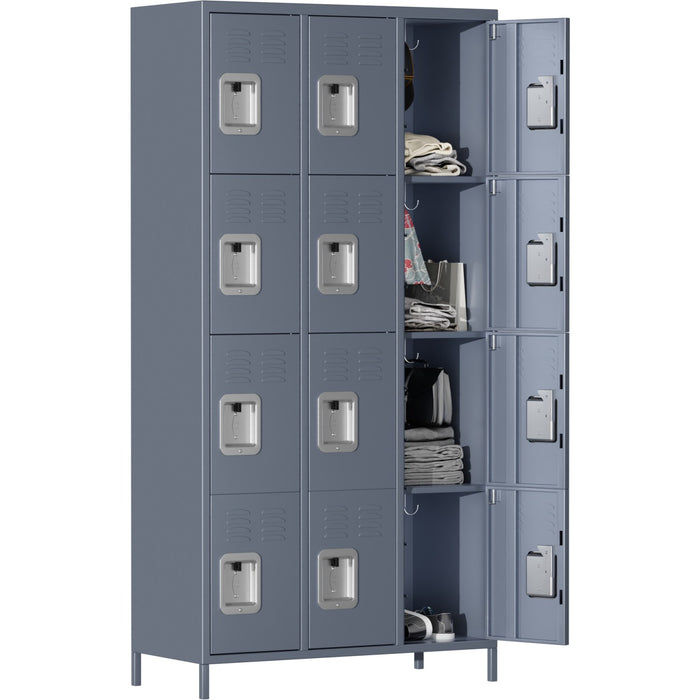 Commercial Grey 12 Door Locker 900x400x1830mm |  SART242