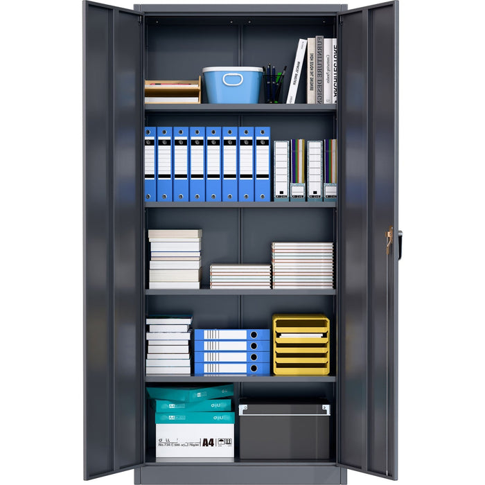 Professional Grey Steel Cabinet 2 Doors 800x400x1800mm |  SART602 Makfry