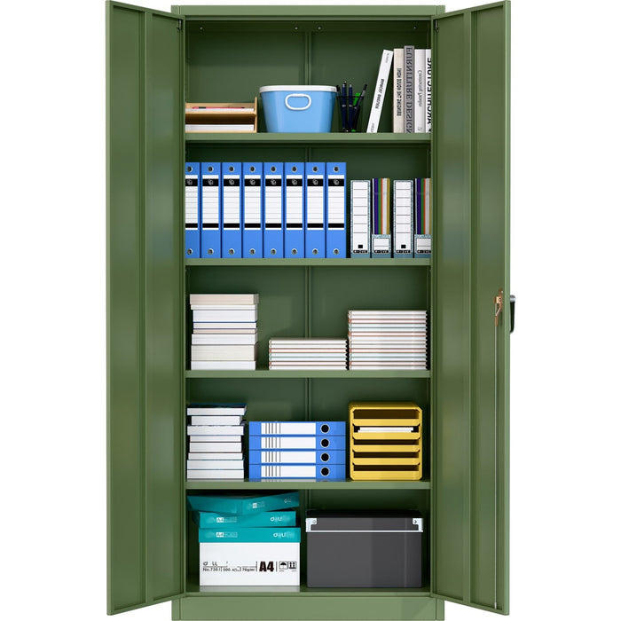 Professional Green Steel Cabinet 2 Doors 800x400x1800mm |  SART612 Makfry