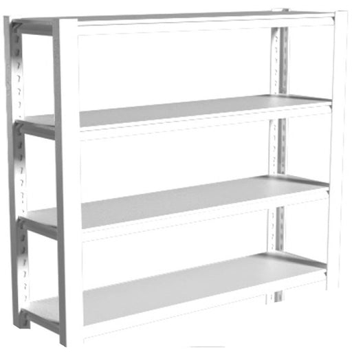 Commercial Shelving Unit 4 Tier 35kg 1000x500x1520mm White |  SART262 Makfry