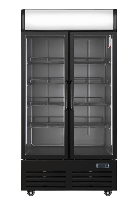 Infernus Double Door Upright Display Fridge 736L Canmac Catering Equipment