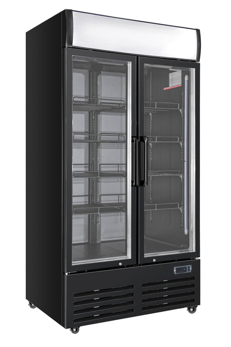 Infernus Double Door Upright Display Fridge 736L Canmac Catering Equipment