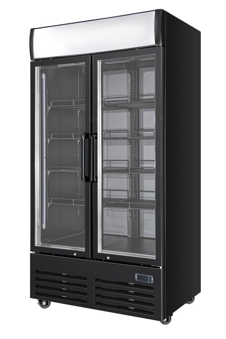 Infernus Double Door Upright Display Fridge 736L Canmac Catering Equipment