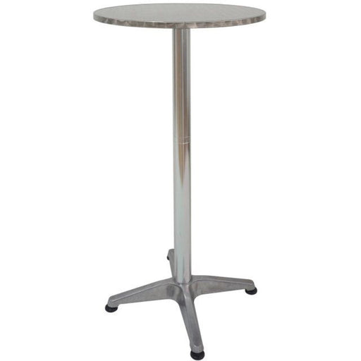 Bar Table Aluminium 600mm Round Indoors & Outdoors |  SC059A Makfry