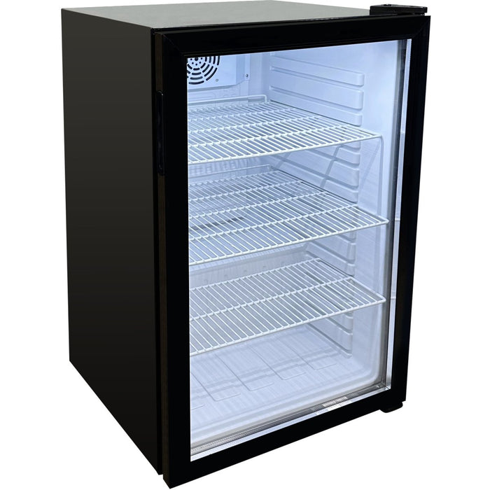 Back bar cooler 1 hinged door 130 litres |  SC130