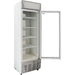 B Grade Commercial Display Refrigerator Upright 320 Litres Hinged Glass Door Led Canopy Grey | Scc327 B Grade Makfry