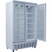 Commercial Display Refrigerator 1023 Litres Upright 2 Glass Doors Ventilated Cooling 1215x730x2020mm | Sct1127 Makfry