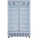 Commercial Display Refrigerator 1023 Litres Upright 2 Glass Doors Ventilated Cooling 1215x730x2020mm | Sct1127 Makfry