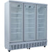 Commercial Display Refrigerator 1587 Litres Upright 3 Glass Doors Ventilated Cooling 1830x730x2020mm | Sct1727 Makfry