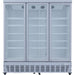 Commercial Display Refrigerator 1587 Litres Upright 3 Glass Doors Ventilated Cooling 1830x730x2020mm | Sct1727 Makfry