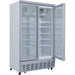 Commercial Display Freezer 955 Litres Upright 2 Glass Doors Ventilated Cooling 1215x730x2020mm | Sdt1000 Makfry