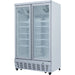Commercial Display Freezer 955 Litres Upright 2 Glass Doors Ventilated Cooling 1215x730x2020mm | Sdt1000 Makfry