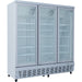 Commercial Display Freezer 1496 Litres Upright 3 Glass Doors Ventilated Cooling 1830x730x2020mm | Sdt1500 Makfry