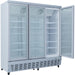 Commercial Display Freezer 1496 Litres Upright 3 Glass Doors Ventilated Cooling 1830x730x2020mm | Sdt1500 Makfry