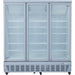 Commercial Display Freezer 1496 Litres Upright 3 Glass Doors Ventilated Cooling 1830x730x2020mm | Sdt1500 Makfry