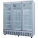 Commercial Display Freezer 1496 Litres Upright 3 Glass Doors Ventilated Cooling 1830x730x2020mm | Sdt1500 Makfry