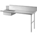 Commercial Stainless Steel Pass Through Dishwasher Table With Sink Right 1219mm Width | Sdt48 R Makfry