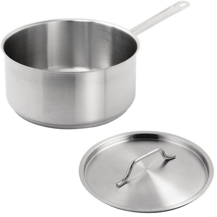 Professional Saucepan with Lid Stainless steel 3.9 litres |  SE22013 Makfry