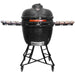 24&Quot; Ceramic Kamado Bbq Grill Egg Xl Black | Se24 Black Makfry