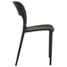 Bistro Dining Chair Plastic Black Indoors & Outdoors |  WW053BLACK Makfry