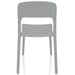 B GRADE Bistro Dining Chair Plastic Grey Indoors & Outdoors |  WW053GREY B GRADE Makfry