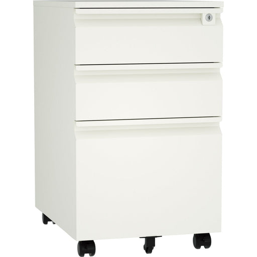 Professional Mobile Filing & Storage Cabinet 3 drawer 390x500x650mm White |  SEMC1WHITE Makfry