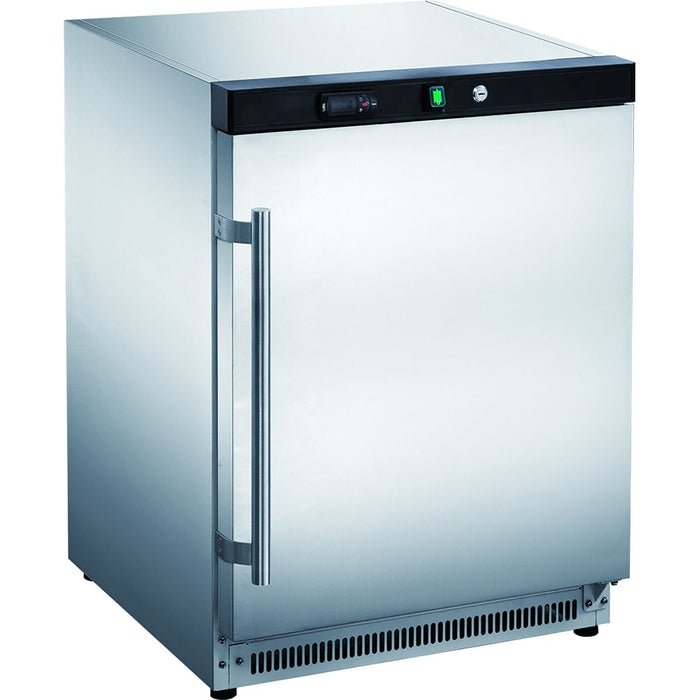 Commercial Refrigerator Undercounter 150 litres Stainless steel Single door |  SR200