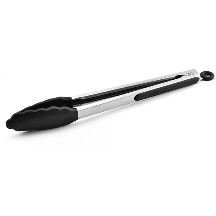 9" Silicone Catering Locking Tongs |  SFT010