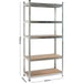 Commercial Galvanized Heavy Duty Shelving Unit 5 Shelves 875kg Loading Capacity 900x400x1800mm |  SG175C Makfry