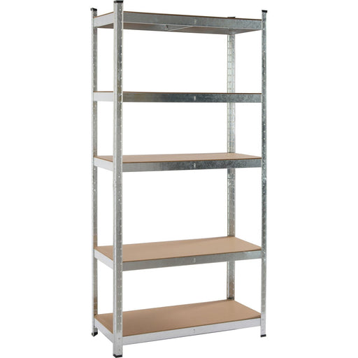 Commercial Galvanized Heavy Duty Shelving Unit 5 Shelves 875kg Loading Capacity 900x400x1800mm |  SG175C Makfry