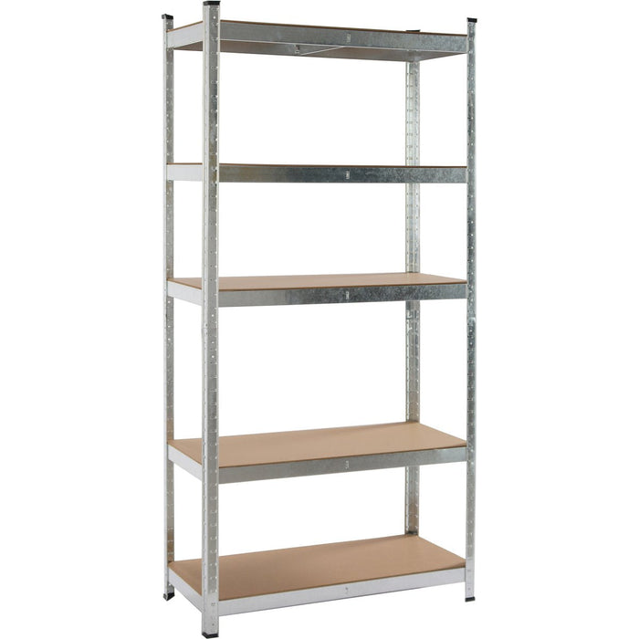 Commercial Galvanized Heavy Duty Shelving Unit 5 Shelves 875kg Loading Capacity 900x400x1800mm |  SG175C Makfry