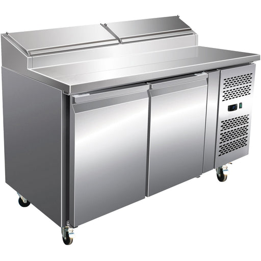 Preparation Counter 2 Doors 7x Gn1/3 1360x700x1085mm | Sh27 Makfry