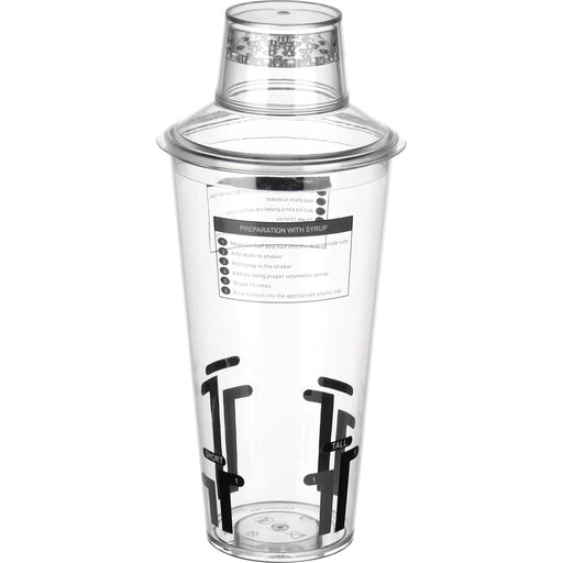 Clear Drink Shaker PC 230mm |  SH30SHAKER Makfry