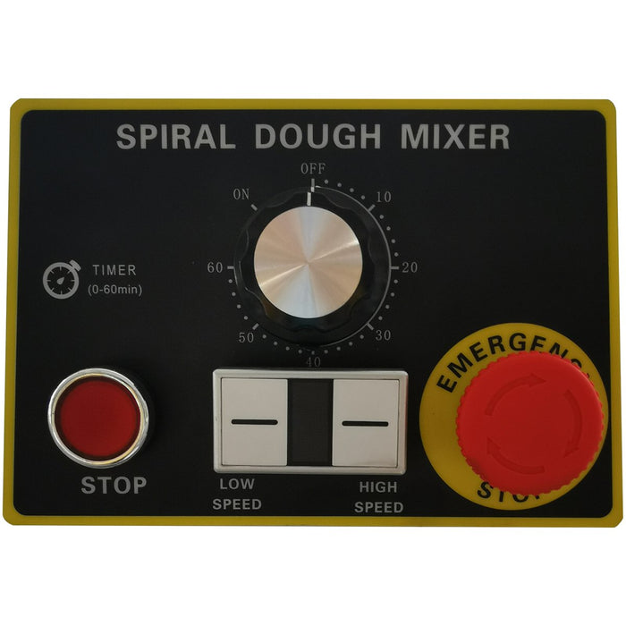 Professional Spiral Dough Mixer 20 Litres Fixed Head Fixed Bowl 2 Speeds 230V/1 Phase |  SH20