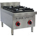 Commercial Tabletop Gas Range 2 Burners 24k W 400x680x400mm| Ska652 Ms Makfry