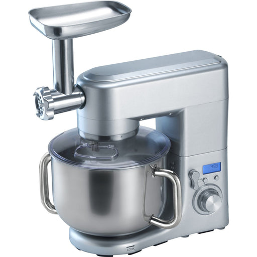Professional Countertop Planetary Mixer 10 Litres With Meat Grinder &Amp; Sausage &Amp; Pasta Maker 1.5k W Stainless Steel | Sm2088 G Makfry